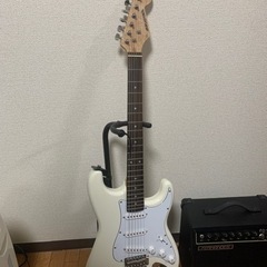 アンプ　エレキギターセット　アンプ　ギター　美品　コード付