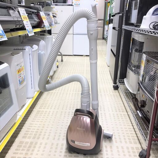12/25■Panasonic/パナソニック 掃除機 紙パック式 MC-PK18A-P 2017年製■