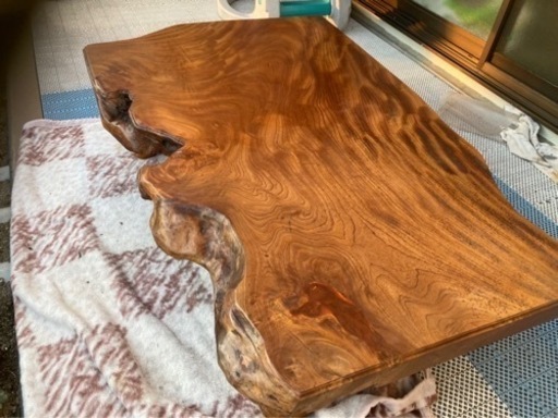 天然木　一枚板　テーブル