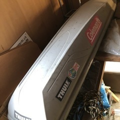 終了　ルーフボックス　クランプあり　鍵あり　THULE 汚れあり