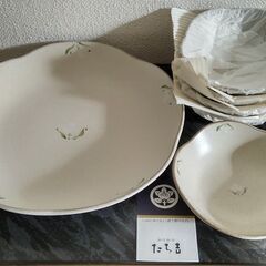 【決まりました】未使用 たち吉 大皿1枚 取り皿5枚を