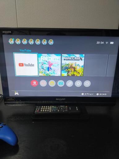 決まりました❗アクオスLED２２インチ❗ゲームに最適❗
