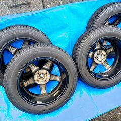 スタッドレス付アルミホイール 175/65R15 WEDS RIZREY＆BS BLIZZAK REVOGZ