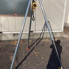 【値下げしました】抜根セット（チェーンブロック他一式）