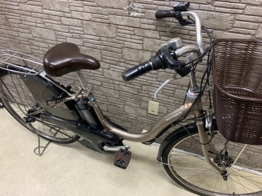 クリスマスSALE 東京23区配達無料　新基準　YAMAHAヤマハ　パスナチュラ　6.6Ah リチウム 電動自転車 中古 26