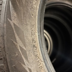 155/65R14 ４本　冬タイヤ　ブリヂストンの画像