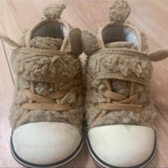 くま耳CONVERSE ボアスニーカー