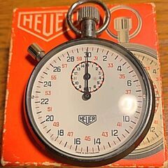 ★ レア（HEUER）ホイヤー★ 手巻き式ストップウォッチ
