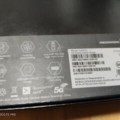 動作品、ジャンク扱い、ゲーミング nubia redmagic 5G 8/128の画像
