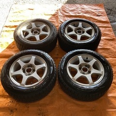 🌈185/65R14 8分山スタッドレス、アルミセット