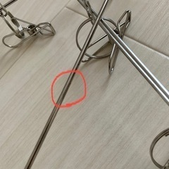 ニトリ　オールステンレス(24ピンチ)＋アルミ（40ピンチ）の画像