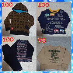 男の子まとめ売り 100cm 冬服の画像