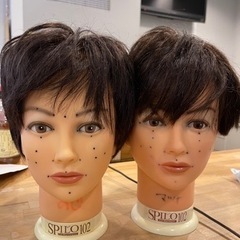 ヘアカット人形