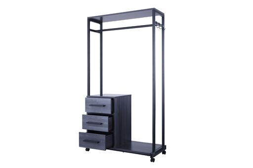 【年度末特価セール】収納付きハンガーラック　ひとり暮らし用家具