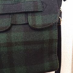 【未使用】冬物 チェックのバッグの画像