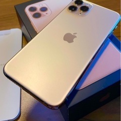【お値下げ！美品】iPhone 11 Pro ゴールド 256G...