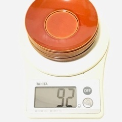 漆器 木製 木製茶托 茶托 煎茶道具 茶道具 5客セットの画像
