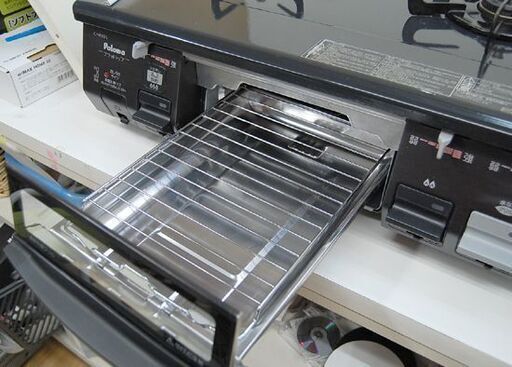 パロマ ガステーブル IC-N90KB-L LPガス 左強火 ブラック 2016年製 水なしグリル Paloma プロパンガス  札幌