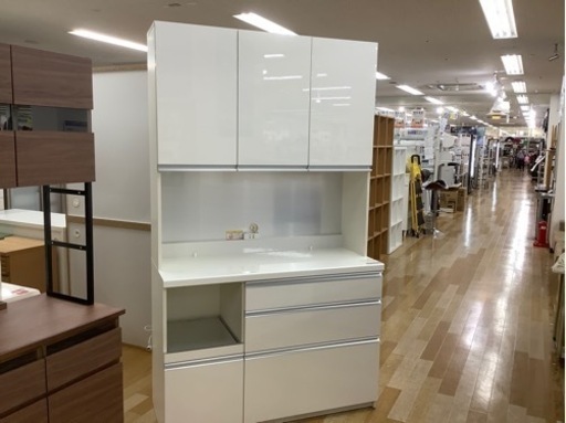 pamouna レンジボード　3枚扉【トレファク岸和田店】