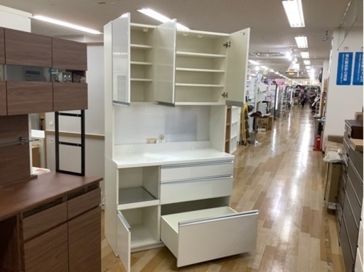 pamouna レンジボード　3枚扉【トレファク岸和田店】