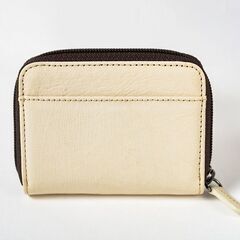 オーストリッチ革(駝鳥) 小銭入れ 白 品番c20-128の画像