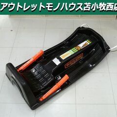 ジャンボそり ボブスレー ブラック ブレーキ付き 雪遊び ソリ遊...