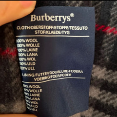 バーバリーダッフルコートの画像