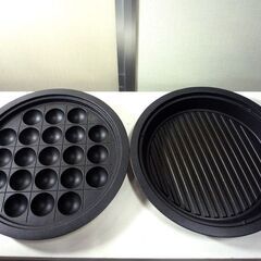 グリルなべ ホットプレート 2016年製 溝付きプレート たこ焼きプレート付 テスコム GP9000中古 札幌市東区 新道東店の画像