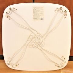 【期間限定/数量限定】新品/保管品 パール金属☆木目調テーブル 正方形②の画像