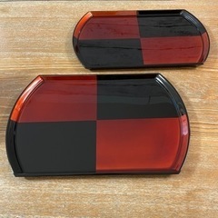 美品　高級漆器　お盆ペア　　　　　　　　