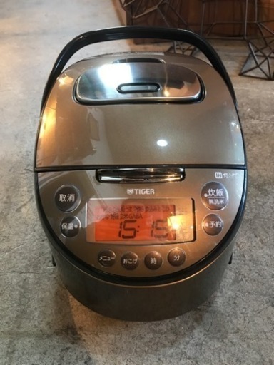◆良品◆2019年製 保証残り！タイガー魔法瓶 炊飯器 5.5合 JKT-C100(TK)