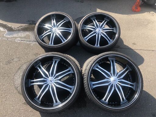 LEXANI WHEEL CORP　24X9.5J　タイヤ：275/25ZR24 　4本セット　5穴