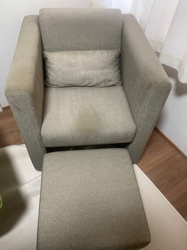 【1人掛けソファ】オッドマン付き