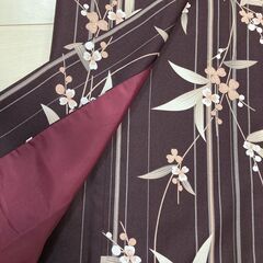 【美品】着物　洗える着物　小紋の画像