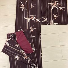 【美品】着物　洗える着物　小紋の画像