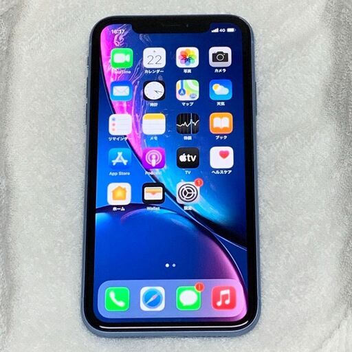 美品 Apple iPhoneXR 64GB SIMフリー(SIMロック解除済) ブルー 09