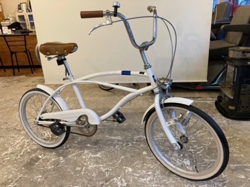 【20インチ】ビーチクルーザー　ホワイト