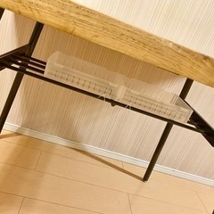 クラッシュゲート　ダイニングテーブル　100×77 高さ71の画像