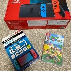 【新品】ニンテンドーSwitch本体＋あつまれどうぶつの森ソフト他