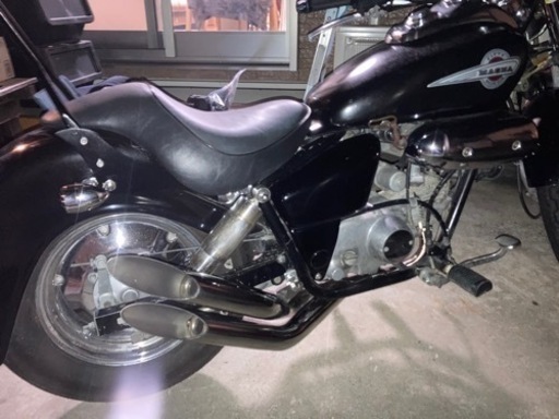 マグナ50 スラッシュカットツインマフラー