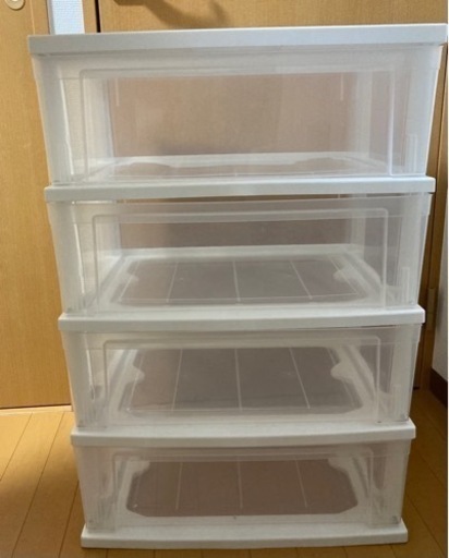 【予定者あり】プラスチック収納棚