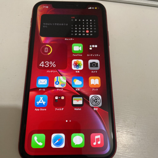 IPhone XR REDプロダクト　SIMフリー