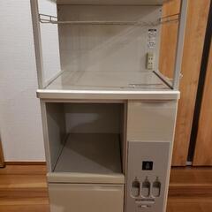 中古品　エムケー精工　キッチン収納庫　米びつ　FKD－206 エムケー精工 キッチン収納庫 米びつ付きレンジ台 - メルカリ