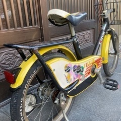 昭和レトロな幼児用自転車16インチの画像