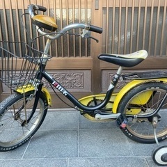 昭和レトロな幼児用自転車16インチの画像