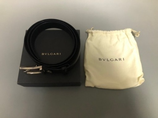 ブルガリ　BVLGARI ベルト　美品　シルバースクエアバックル