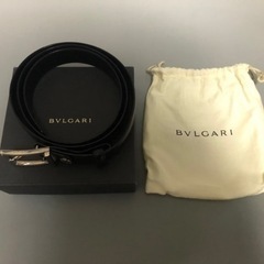 ブルガリ　BVLGARI ベルト　美品　シルバースクエアバックル