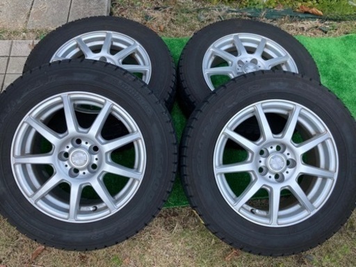 グッドイヤー スタッドレス　冬タイヤ　GOOD YEAR 195/ 65R15 アイスナビゼア2 ICE NAVI ZEA2 アルミホイール ラビリオン