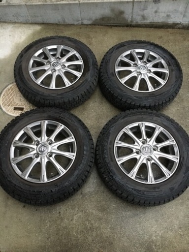 ［売約済］ブランドルライン　スタッドレス付き　13インチ　ダンロップ