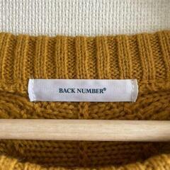 【BACK NUMBER/ バックナンバー】セーター　ニット　SIZE:M  イエローの画像